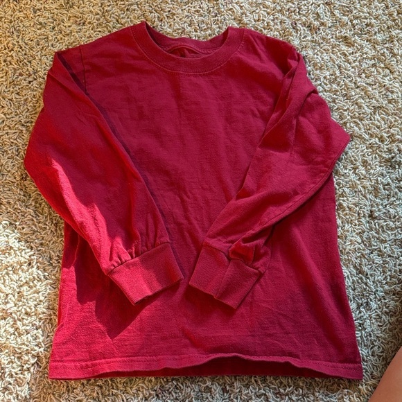 Fruit of the Loom Other - Fruit of the Loom Kids Red Long Sleeve Tee​​​